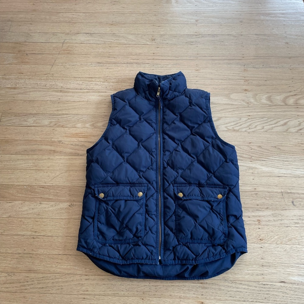 J Crew Women’s Puffer Vest Size Medium
